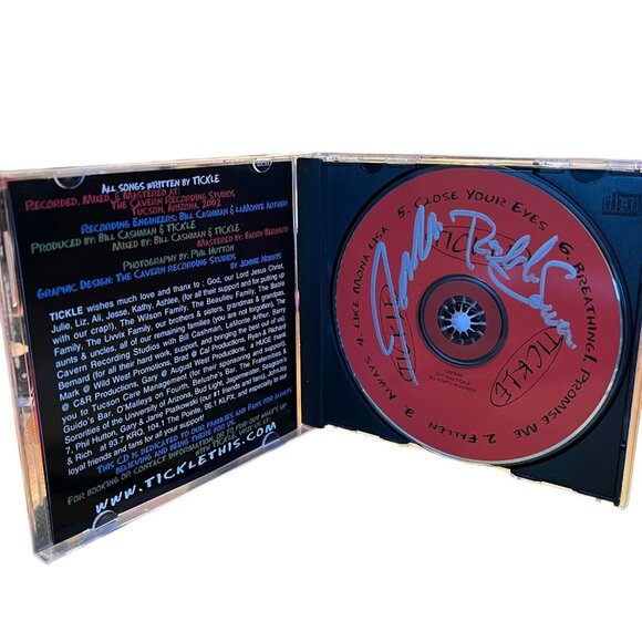 Tickle Signed 2003 CD Album "Tickle" 6 Tracks Pop Rock Music Collectible Autogra - Picture 3 of 4